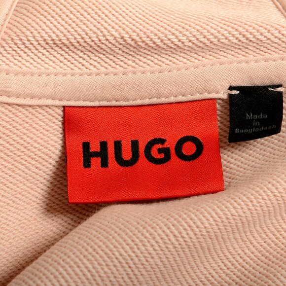 Hugo Boss Men's "Daple212" Pink Logo Full Zip Track Jacket Sweater US L IT 52 - Picture 7 of 7
